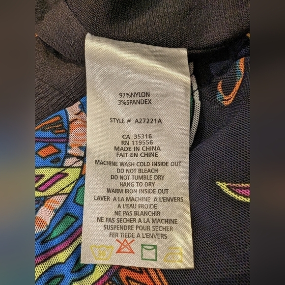 Vintage Y2K midi skirt, patchwork paisley, a-line women's XL - Picture 9 of 9